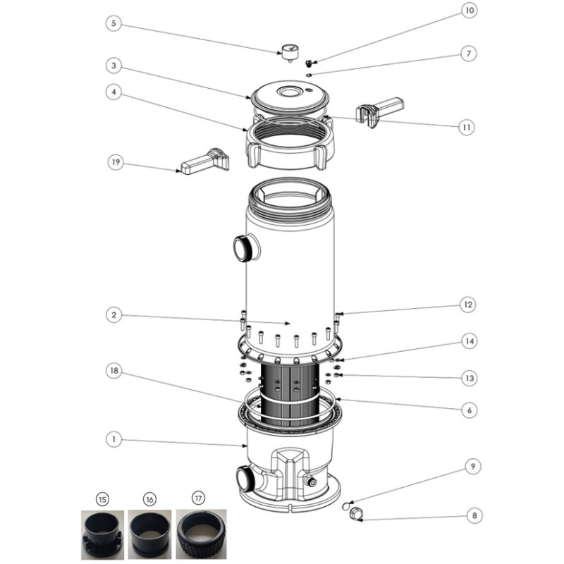 Filtre à cartouche 6-CLONE BERING