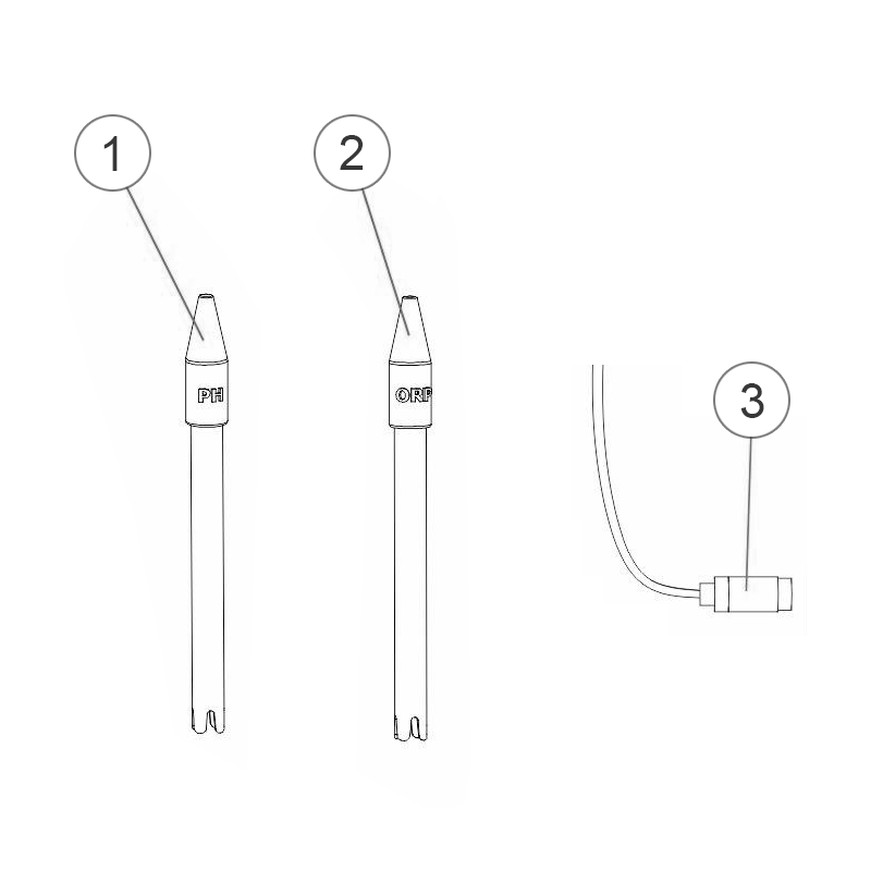 Electrodes pH, Redox (ORP) et capteurs de température