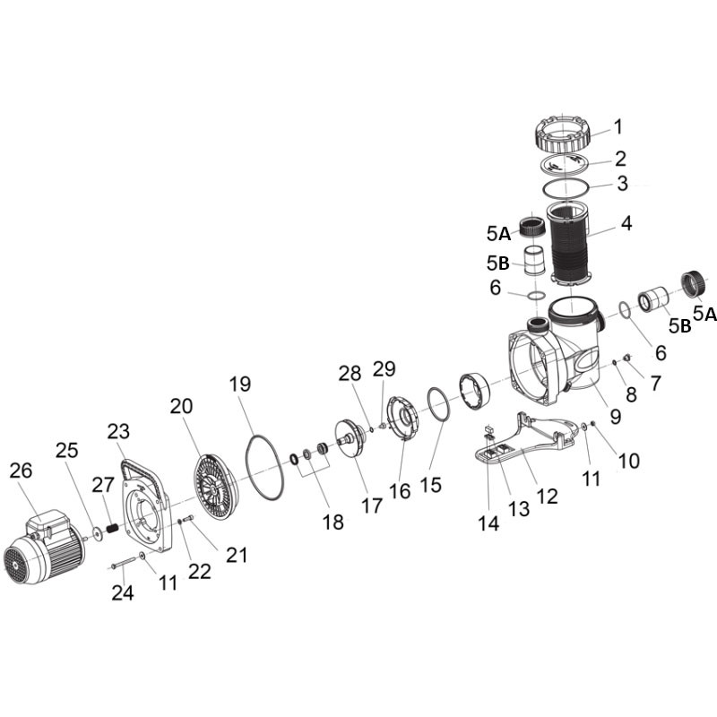 Pompe BADU SUPERPRO 22 à 40